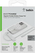 Belkin Magnetic Wireless Charger (Power Supply Not Included) with 2M (6ft) Extra-Long Cable Qi Charging Pad for iPhone