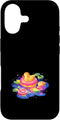Whimsical Rubber Duck Fantasy Pond Citrus Rubber Duck Pond with Citrus and Lily Pads Case for iPhone 17