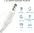 2PCS USB to 5V DC Power Cable, 4FT/1.2M USB to 3.5 x 1.35mm Plug for Charging Fans and Speakers