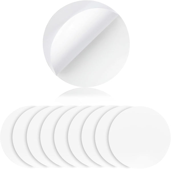 Tienyuu Traceless Super Sticky Gel Pads 10-Pack Transparent Double-Sided Anti-Slip Gripping Pads for