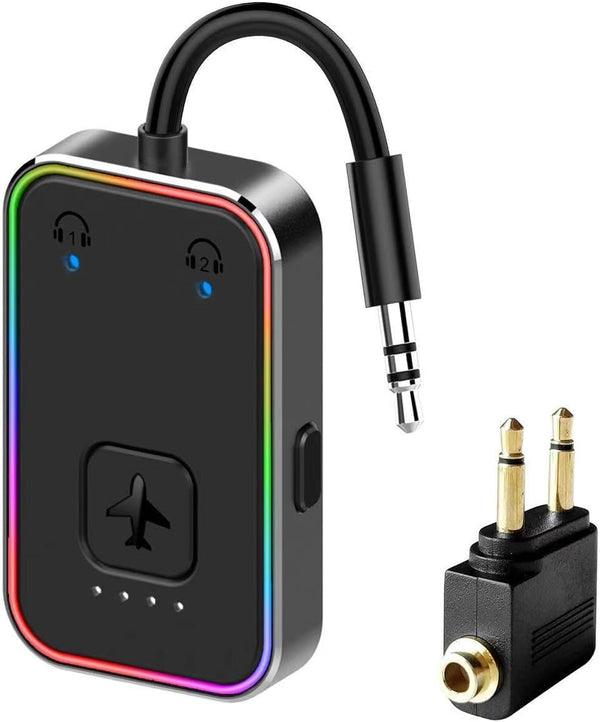 Beeitzie 2026 Ultra Airplane Bluetooth 5.4 Transmitter aptX LL Low Latency, Supports 2