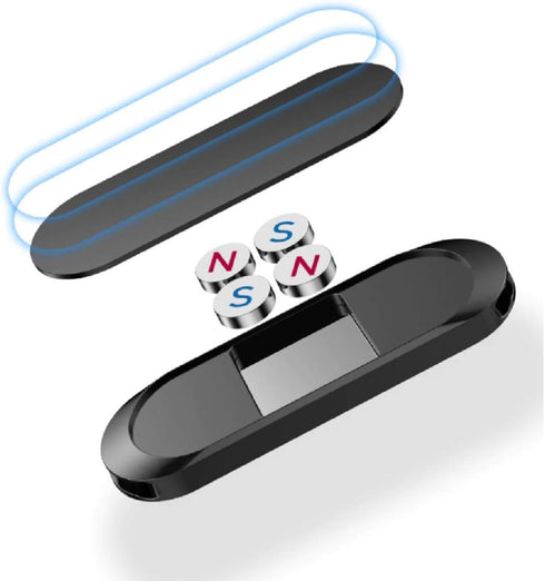 TRUE LINE Automotive Silver Magnet Holder for Cell Phone, Dashboard Steering Wheel Mounted