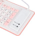 103 Keys Foldable Silicone Keyboard, Wired USB Silent Waterproof Rollup Keyboard for PC Laptops