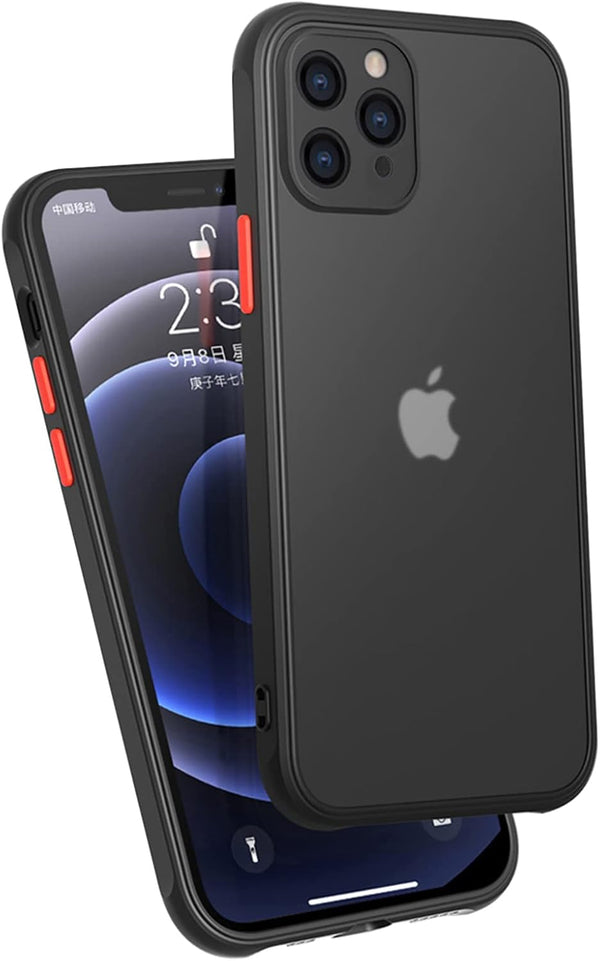 ZEZHOU iPhone 11 Pro Max Phone Case - Shockproof Military Grade Drop Protection, Protective Hard Back Slim Translucent