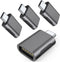 AuviPal 10Gbps USB C to USB 3.1 Adapter (4 Pack), Thunderbolt 4/3 to USB OTG Converter for iPhone, MacBook, iPad