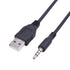 USB to 3.5mm Male Aux Audio Cable Cord, 3Ft Charger Cable for Headphones, Speakers, MP3/MP4 Players & More