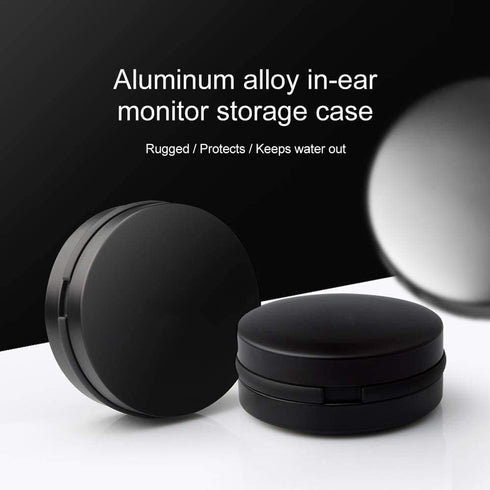Universal Mini Storage Hard Earbuds IEMs Case, Waterproof Aluminum Alloy Housing for TRN V80 KZ AS10 ZS10 Pro (2 Pieces