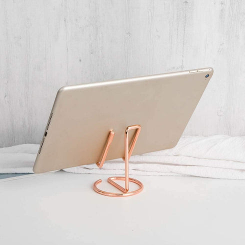 SIRMEDAL Cell Phone Stand, Business Card Holder, Mobile Phone Holder Metal Wire Cellphone Cradle Dock, Compatible
