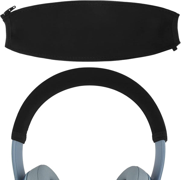 Geekria Flex Fabric Headband Cover for Beats Solo 3, Solo 2 Headphones, Replacement Repair Part (Black)