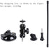 PellKing Suction Cup Mount for Insta360 X3/X2/X, GoPro with 27cm Extension Tube and Double Ball Head Adapter