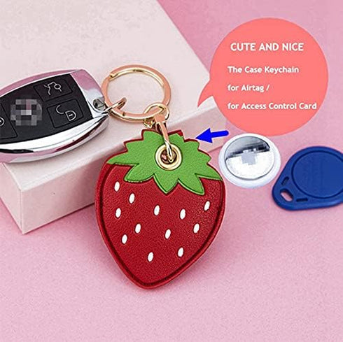 2 Pack 3in1 Cartoon Protective Case for Airtag Cover, Samsung Galaxy SmartTag, Tile Mate, Keychain Key Finder