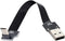 Cablecc Up Angled USB 2.0 Type-A Male to Micro USB 5Pin Cable - 200cm for FPV & Disk & Phone