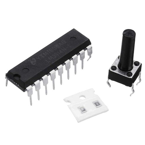 Red Lead Acid Battery Capacity Indicator Module LM3914 Battery Power Tester