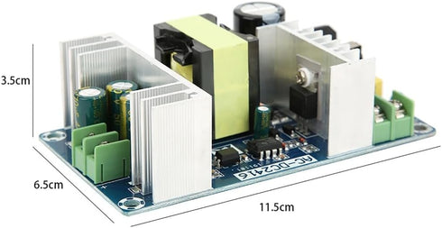 Chiffonade 150W 24V 110V-220V 24V 6A-9A AC-DC Power Converter Module Universal Input, Output with Overload Protection