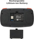 Rii (Upgrade) i4 Mini Bluetooth Keyboard: Blacklit Portable Wireless Keyboard with Touchpad for Smartphones and PC