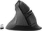 J-Tech Digital Left Handed Wireless Ergonomic Vertical Mouse, Black, for Small Hands, 4 DPI, USB Nano Transceiver, AA