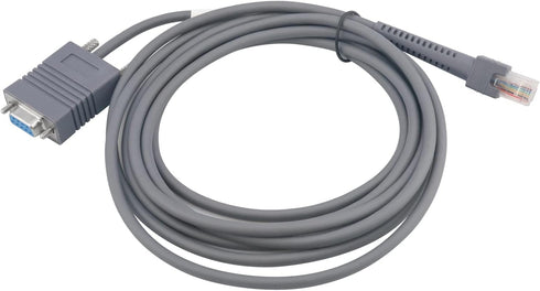 Barcode Scanner Cable RJ45 to RS232 Straight Cable for Symbol Zebra DS3578