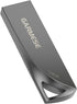 128GB USB 3.0 Flash Drive, Slim Waterproof Metal Memory Stick, Portable Keychain Thumb Drive for PC - Gray
