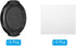 PATIKIL 37mm Lens Cap, 5 Pack Snap Camera Lens Cover for Universal DSLR Lenses