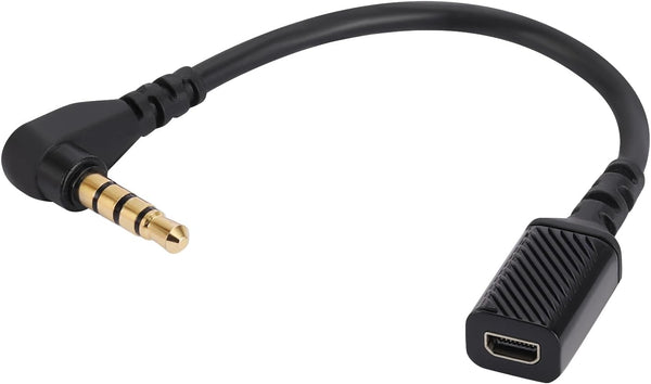 3.5mm Audio Cable Adapter for Arctis 3 5 7 Pro Gaming Headsets, Male to Female Conversion Cable, 0.12 Meters
