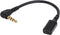 3.5mm Audio Cable Adapter for Arctis 3 5 7 Pro Gaming Headsets, Male to Female Conversion Cable, 0.12 Meters