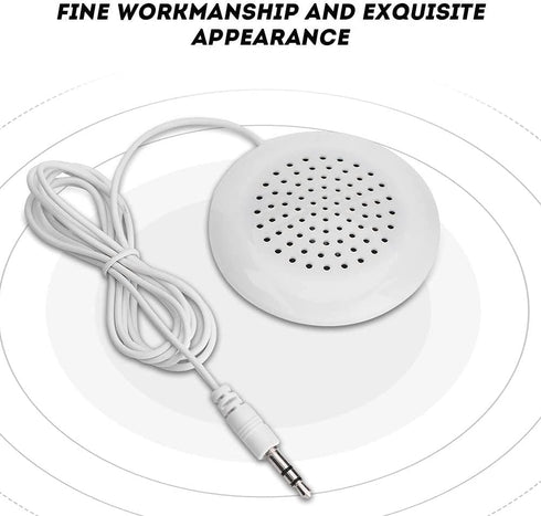 KUJOBUY Pillow Speaker 3.5mm Mini Under Pillow Speaker for iPod, MP3, Phone, Portable CD, Podcast, Radio, Talk, Sleep,