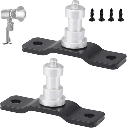 2-Pack T-Type Wall Ceiling Mount Light Stand 5/8" Stud with 1/4" Thread