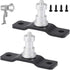 2-Pack T-Type Wall Ceiling Mount Light Stand 5/8" Stud with 1/4" Thread