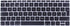 HRH Black Silicone Keyboard Cover Skin for MacBook Pro 13" A1708 A1988 No Touch Bar & MacBook 12" A1534