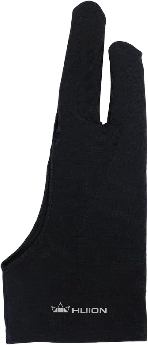 HUION Palm Rejection Artist Glove - Two-Finger Glove for Graphic Drawing Tablet, iPad, Monitor Painting