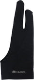 HUION Palm Rejection Artist Glove - Two-Finger Glove for Graphic Drawing Tablet, iPad, Monitor Painting