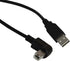YCS basics 18 inch 2.0 USB Right Angle Printer/Scanner Cable