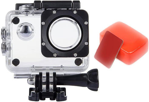 VVHOOY Waterproof Case for AKASO EK7000 EK5000/REMALI CaptureCam/Apexcam Action Camera Underwater Housing
