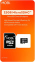 MOBI 32GB MicroSDHDC Memory Card and Adapter, Micro SD Card