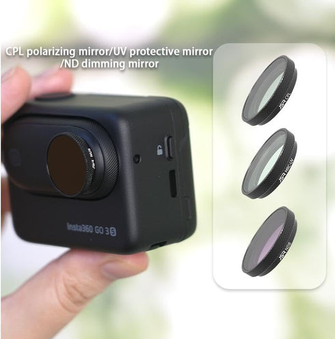 Filter/Lens Filter Set for Insta360 GO 3S,Waterproof Stain-proof (CPL)