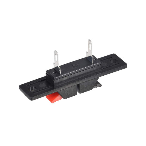 uxcell 2 Ways Spring Speaker Terminal Clip, Push Release Connector Audio Cable Terminals Strip Block, 2Pcs