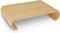 Navaris Wood Monitor Stand Riser - Desktop Organizer for PC TV Screen Notebook Laptop - Bamboo