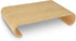 Navaris Wood Monitor Stand Riser - Desktop Organizer for PC TV Screen Notebook Laptop - Bamboo