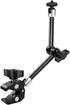 Magic Arm Camera Mount 11 inches with Super Clamp, 6lbs Load Capacity, 1/4" and 3/8" Threads