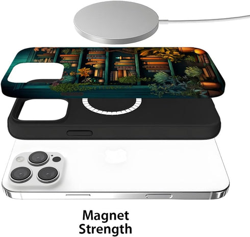 kiritfox 14 2-Layer Magnetic Case for iPhone Pro Max,Hybrid Hard Shell,Shockproof for Girl Women [Compatible