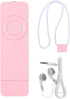 Cuifati MP3 2.0 MP3 32GB Player, Portable Player with Earphones, USB Player with Lanyard, Support and WMA, Support