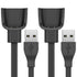TUSITA 2-Pack USB Charging Cable for Bond Touch Bracelet - 3.3ft/100cm Long Distance Connection Accessories