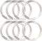 8 Pack Universal Metal Rings Sticker Compatible for Magsafe Wireless Charger iPhone 15 14 13 12 Pro Max