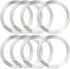 8 Pack Universal Metal Rings Sticker Compatible for Magsafe Wireless Charger iPhone 15 14 13 12 Pro Max
