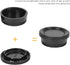 Nikon F Mount Cameras Camera Body and Lens Rear Kit, Dustproof Lens Protector Cover and Scratch Resistant Set