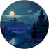Cool Mountains Watercolor Design Outdoor Lovers Backdrop PopSockets Standard PopGrip
