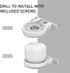 Delidigi 2 Pack ABS Wall Mount, Compatible with Nest Wifi Router, AC2200 Bracket Holder Shelf, White