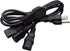 Toptekits 5-15P 3X C13 C13 3 (6ft/2m, 5-15P 3XC13) Computer Power Splitter Cord, NEMA to - Y-Cable, Power Cord Y