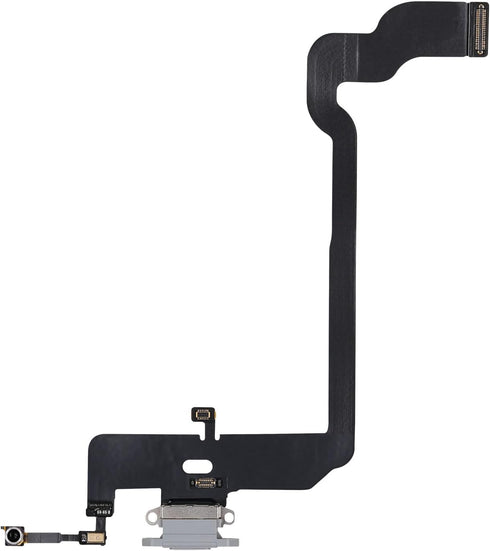 Dock Connector Charging Port Replacement for iPhone Xs, Repair Headphone Jack Flex Cable & USB Charge Microphone