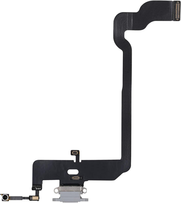 Dock Connector Charging Port Replacement for iPhone Xs, Repair Headphone Jack Flex Cable & USB Charge Microphone